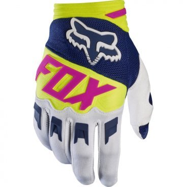 Велоперчатки Fox Dirtpaw Race Glove, Navy/White, 2017, 17291-045-L