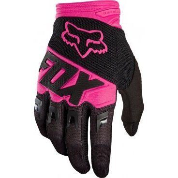 Велоперчатки Fox Dirtpaw Race Glove, черно-розовые, 2018, 19503-285-L