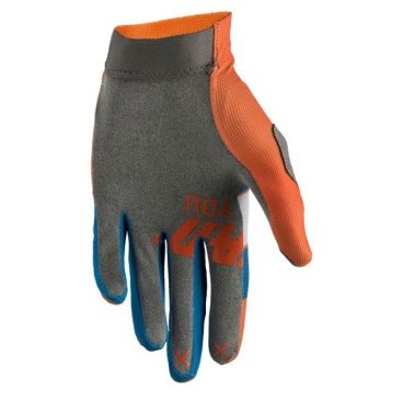 Велоперчатки Leatt GPX 2.5 X-Flow, оранжево-синие, 2018, 6018400602