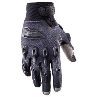 Велоперчатки Leatt GPX 5.5 Windblock Glove, черно-серые, 2017, 6017310655