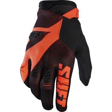 Велоперчатки Shift Black Pro Glove, черно-оранжевые, 2017, 18767-016-L
