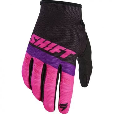 Велоперчатки Shift White Air Glove, черно-розовые, 2017, 19098-285-L