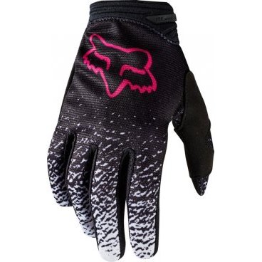 Велоперчатки женские Fox Dirtpaw Womens Glove, черно-розовые, 2018, 19509-285-L