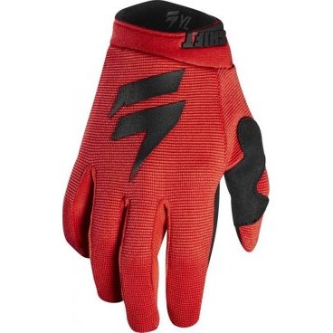 Велоперчатки подростковые Shift White Air Youth Glove, черно-красный, 2018