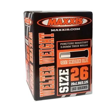 Велокамера Maxxis Welter Weight, 26x1.9/2.125, авто ниппель, 48 мм, IB63761200