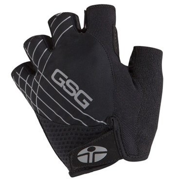Фото Велоперчатки GSG Lycra Gloves, черные, 2018