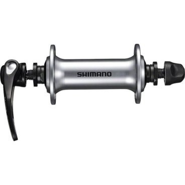 Фото Велосипедная втулка Shimano HB-RS400, передняя, 32 отверстия, серебро, EHBRS400BS