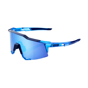Очки велосипедные 100% Speedcraft Polished Translucent Crystal Blue / HiPER Blue, 61001-122-75