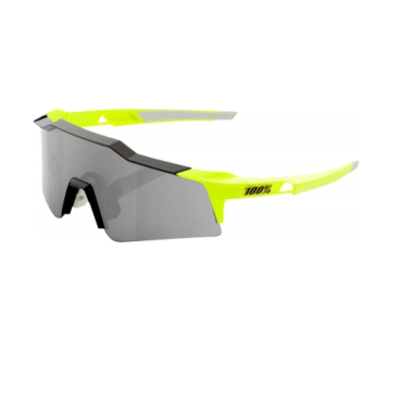 Очки велосипедные 100% Speedcraft SL Neon Yellow / Smoke Lens, 61002-004-57