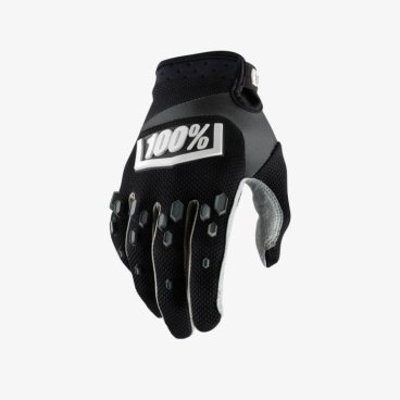 Велоперчатки 100% Airmatic Glove, черный, 2018, 10004-061-12
