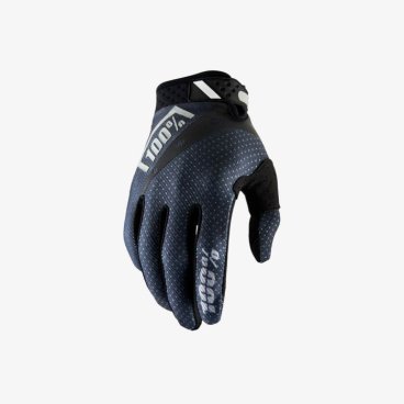 Фото Велоперчатки 100% Ridefit Glove, черный, 2018, 10001-057-12
