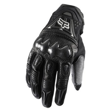 Фото Велоперчатки Fox Bomber Glove, черные, 2019, 03009-001-XL