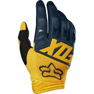 Велоперчатки Fox Dirtpaw Glove, сине-желтые, 2019