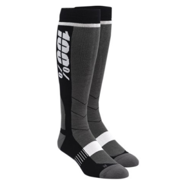 Носки 100% Hi-Side Performance Moto Socks, черный, 2018, 24008-001-18
