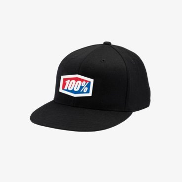 Бейсболка 100% Essential J-Fit Flexfit Hat, черный 2018, 20040-001
