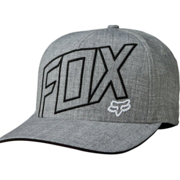 Бейсболка Fox Three 60 Flexfit Heather, серый, 19559-040-L/XL