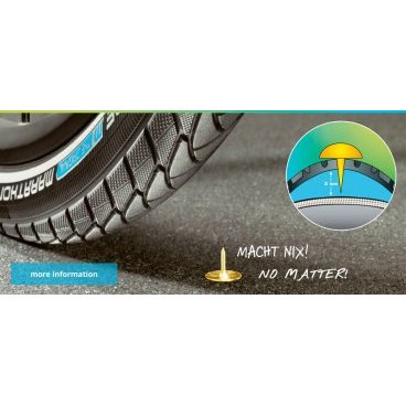 Велопокрышка Schwalbe Marathon Plus MTB, 29 x2.10, 54-622, HS468 SmartGuard Dual Blk/Refl, 11101025