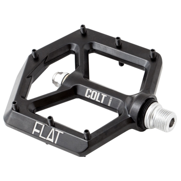 Педали Colt Bikes Flat, черный, алюминий, mlg-CK26K