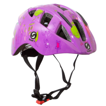 Велошлем детский SwiftBikes 11, фиолетовый