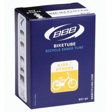 Камера велосипедная BBB 12/BTI-01*1-2x1,75x2 1-4, автониппель