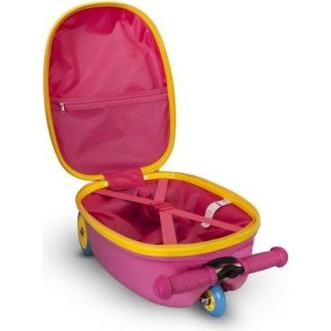 Самокат-чемодан Zinc Betty, розовый, складной, трёхколёсный, детский, до 50 кг, ZC04092