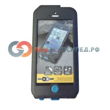 Бокс TOPEAK для iPhone  5/5s, водонепроницаемый, чёрно-синий, TRK-TT9838BU