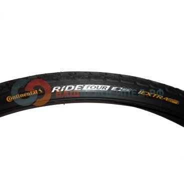 Велопокрышка Continental RIDE Tour, 28 x 1.6, 180TPI, черная, защита от проколов, 101157