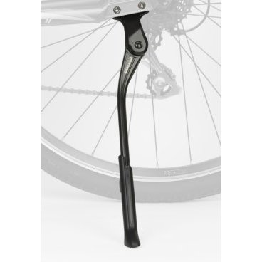 Подножка для велосипеда AUTHOR AKS-570 R40 24-29" регулируемая, задняя, одноперьевая, черная, 8-16503201