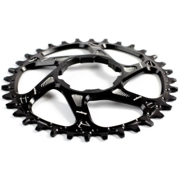 Фото Звезда для велосистемы Narrow Wide HOPE Direct Mount, 30 зубьев, с офсетом 3мм, чёрная, RR30BHCSPN