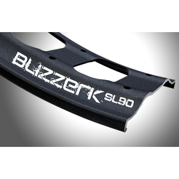 Обод велосипедный "Alexrims" BLIZZERK-SL-90, 26", 559×84, ERD 547 mm, 32  бескамерный, черный. BLIZZERK-SL90