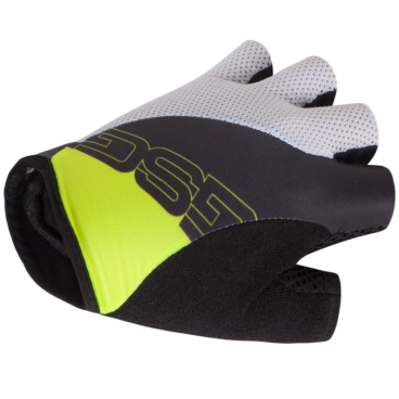 Велоперчатки GSG Lycra/Bielastic Mesh Gloves, неоновые желтые, 2018, 12190-06-L