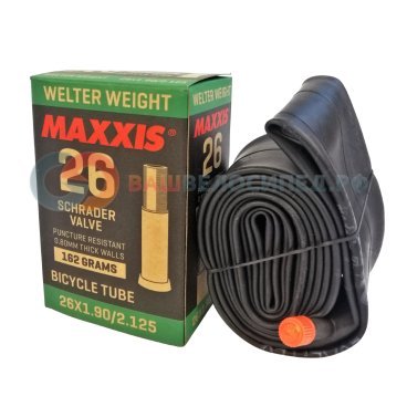 Велокамера Maxxis Welter Weight, 26x2.125, авто ниппель, IB67681000