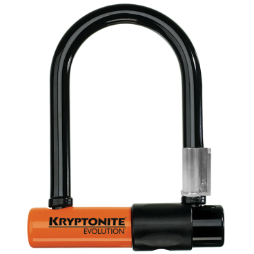 Велосипедный замок Kryptonite EVOLUTION MINI-5 + BRKT U-lock, на ключ, черный, УТ100263625