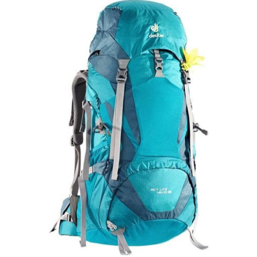 Рюкзак велосипедный Deuter 2017-18 ACT Lite 45 + 10 SL petrol-arctic б/р, 3340215_3325