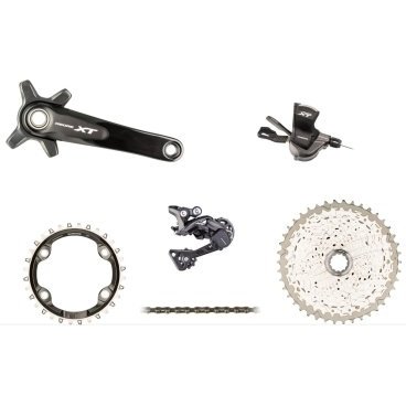 Фото Групсет Shimano XT 1-11 скоростей, 11/46 32-175, M8000