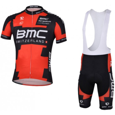 Комплект велоформы BMC Team, черный\красный, 2136, 2017