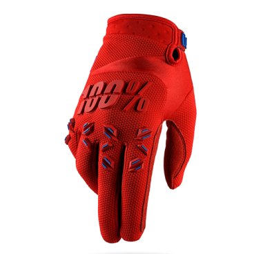 Велоперчатки 100% Airmatic Glove, красный, 2017, 10004-003-14