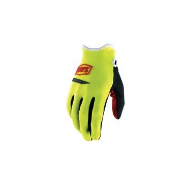 Велоперчатки 100% Ridecamp Glove, желтый, 2017, 10008-004-13