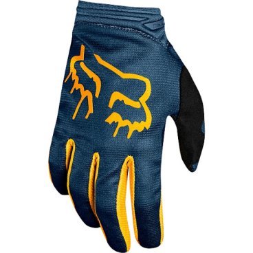 Велоперчатки женские Fox Dirtpaw Mata Womens Glove, сине-желтые, 2019, 21764-046-S