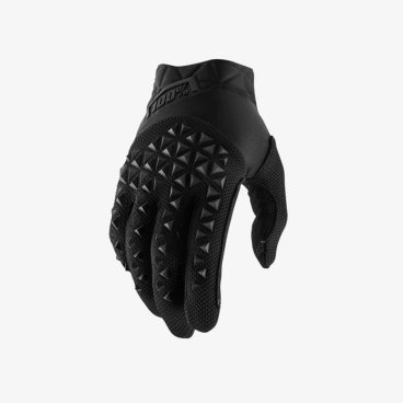Велоперчатки 100% Airmatic Glove Black/Charcoal, 2018, 10012-057-12