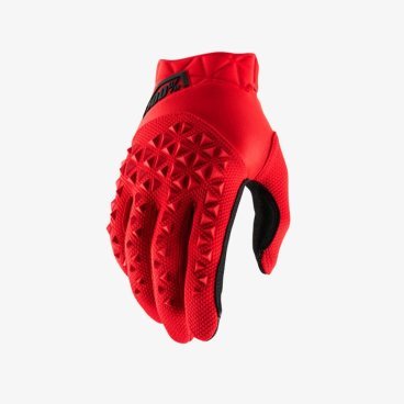 Велоперчатки 100% Airmatic Glove, красно-черный, 2018, 10012-013-07