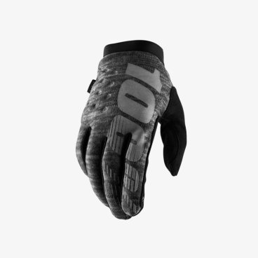 Велоперчатки 100% Brisker Glove Heather Grey, 2018