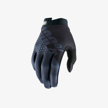 Велоперчатки 100% ITrack Glove Black/Charcoal, 2018, 10015-057-12