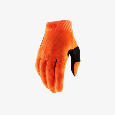 Велоперчатки 100% Ridefit Glove, оранжево-черный, 2018, 10014-260-13