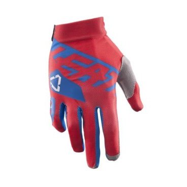 Велоперчатки Leatt GPX 2.5 X-Flow Glove, красно-синие, 2017, 6017310624