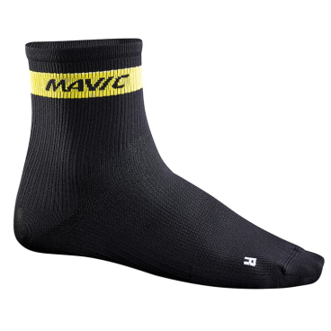 Фото Велоноски Mavic COSMIC Mid Sock, Черный, 2019, 380806