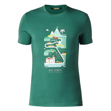 Велофутболка Mavic Haute Route T-Shirt, Зеленый, 2018, 401431