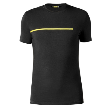 Велофутболка Mavic La Bande Jaune T-Shirt, черный, 2018, 401726
