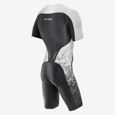 Комбинезон для триатлона Orca Core Short Sleeve Race Suit, черный/белый, 2018, HVC6