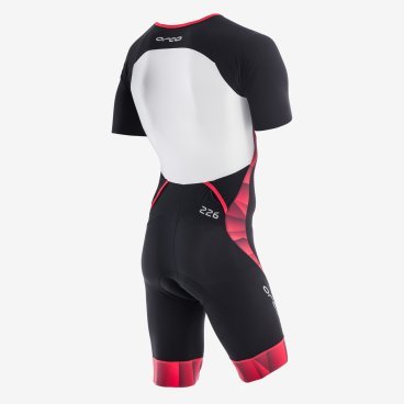 Комбинезон для триатлона Orca 226 Short Sleeve Race suit 2017, XL, черный/красный, GVDD